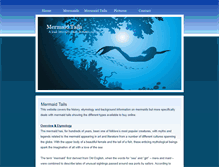 Tablet Screenshot of mermaidtails.org